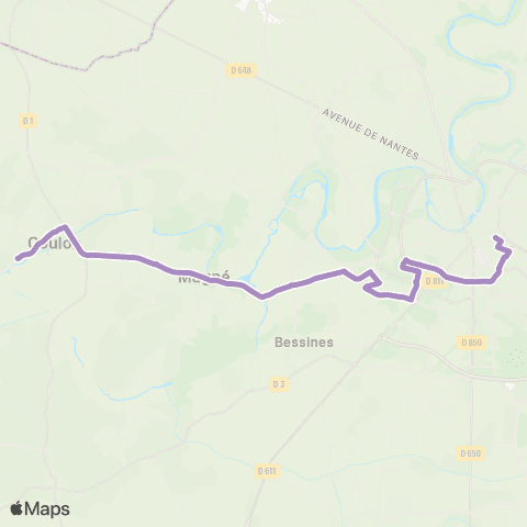 Tanlib Coulon Préplot - Niort Brèche map