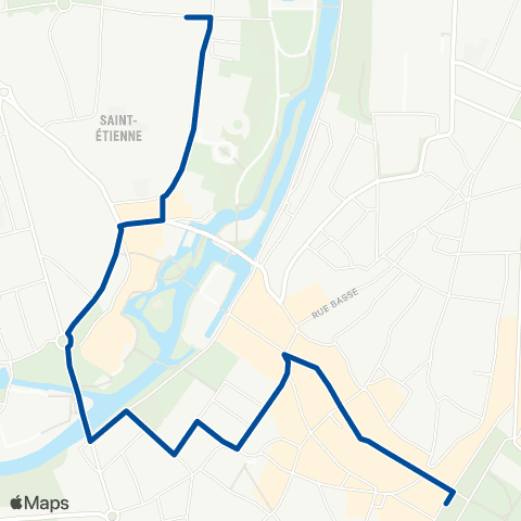 Tanlib Navette Centre Ville map