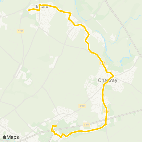 Tanlib Chauray MAAF - Échiré Léo Desaivre map