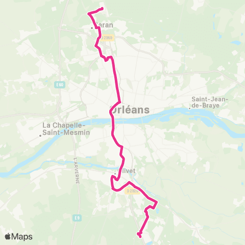 Tao Cap Saran - Limère Ardon map