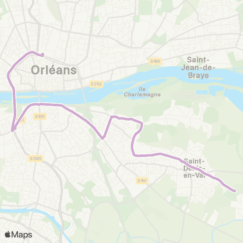 Tao Gare d'Orléans - Val de Loire map