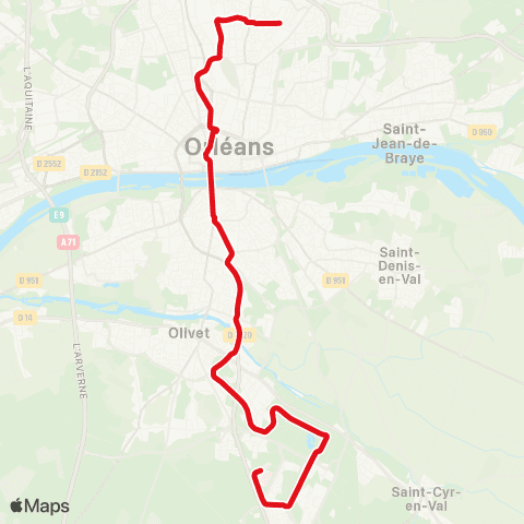 Tao Jules Verne - Hôpital la Source map