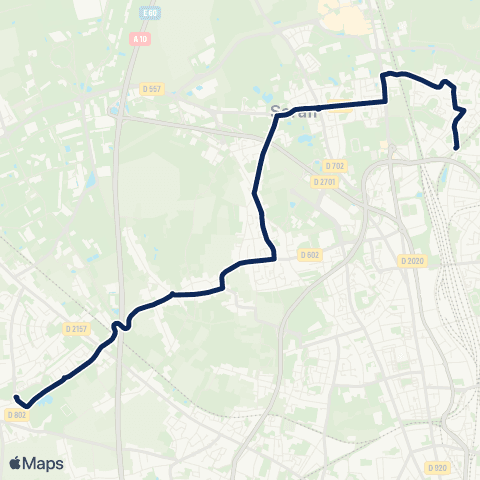 Tao Brueres - Maurice Genevoix map