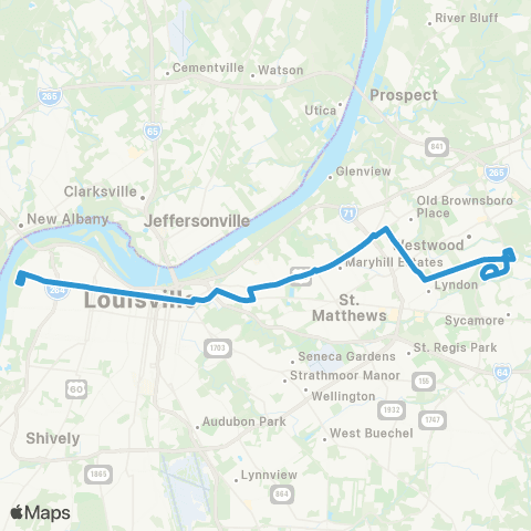 TARC Market Street map