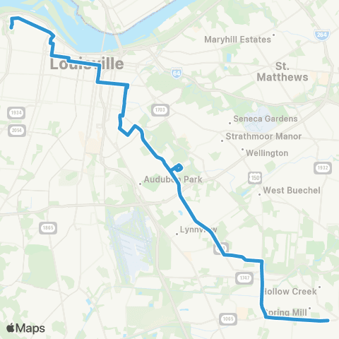 TARC Portland Poplar Level map