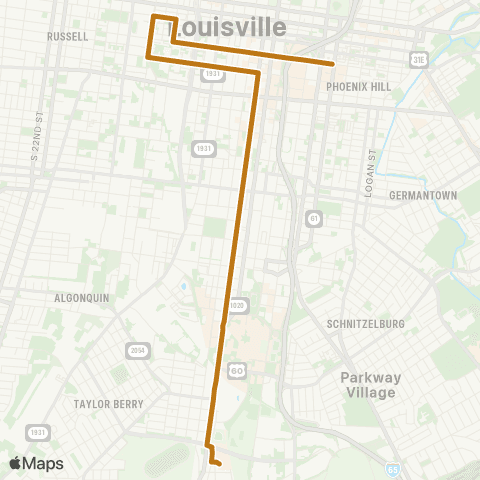 TARC In Town Shopper map