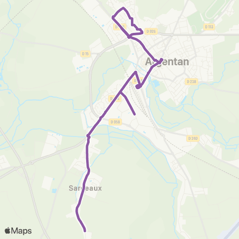 Terres d'Argentan Mobilité Musiciens / la Croix Neuve map