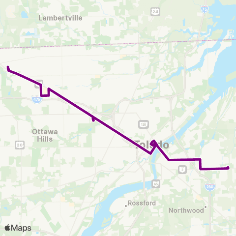 TARTA Promedica Or Oregon via Downtown map