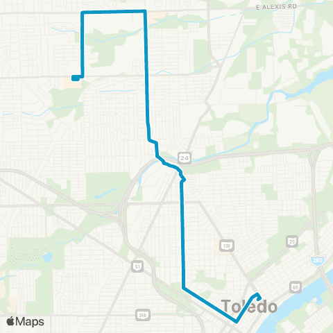 TARTA Miracle Mile via Lewis map