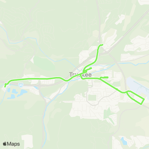 TART Tahoe Truckee Truckee Local map