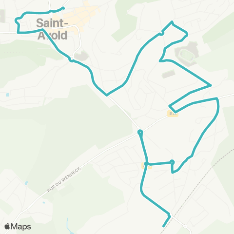 Transavold Gare rout. - Carrière-Wenheck - Gare SNCF map