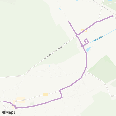 Transavold Navette Morhange map