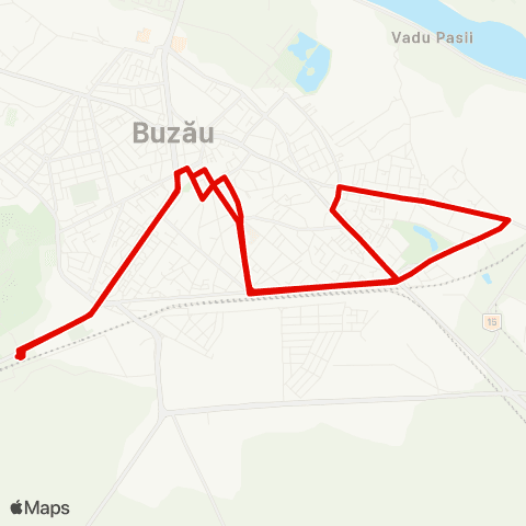 Trans Bus Buzău Centru Intermodal - Piata Centrala - Centru Intermodal map