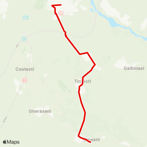 Trans Bus Buzău Gara Tohaneni - Dragaica - Smeeni Balaia map