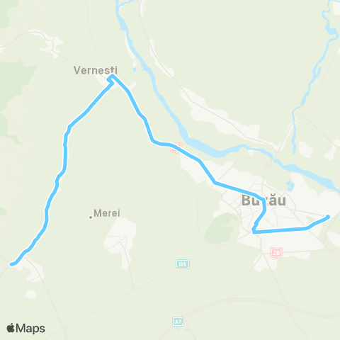 Trans Bus Buzău Horticolei - Ciobanoaia map
