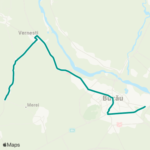 Trans Bus Buzău Ciobanoaia - Transbus map