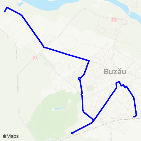 Trans Bus Buzău Gara Tohaneni - C.I.T Buzau - Somet map