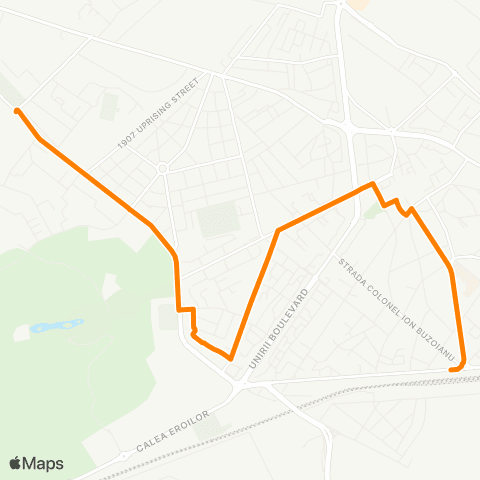 Trans Bus Buzău Micro 14 - Spiru Haret - Gara Tohaneni map