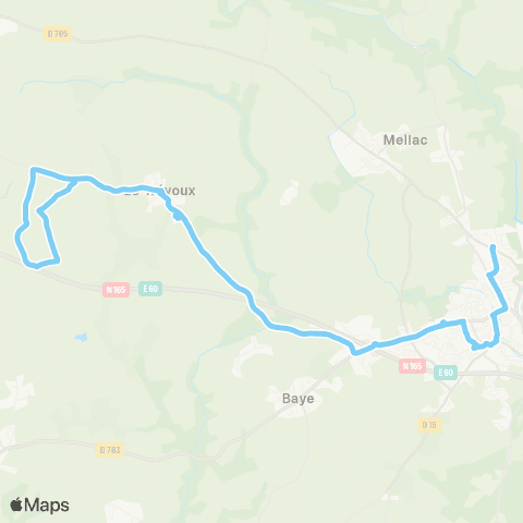 TBK Le Trévoux - Quimperlé map