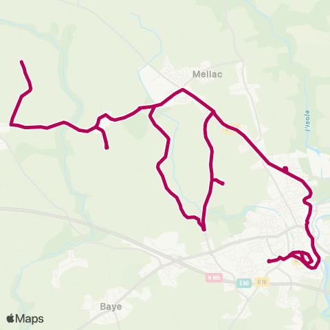 TBK Mellac - Quimperlé (Ex 2 et B) map