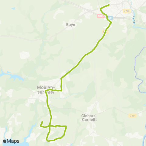 TBK Moëlan-s/-Mer S. Kerveligen / Chef Bois (Ex 4) map