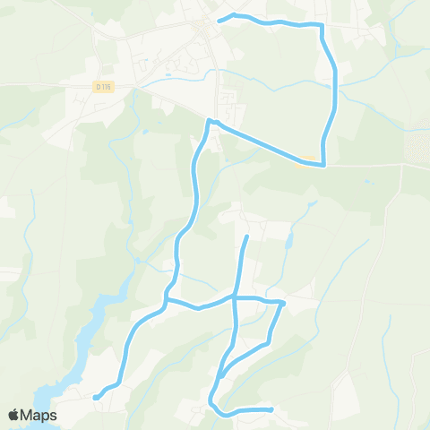 TBK Moëlan S. Kerveligen / Chef Bois (Ex M5 et M12) map