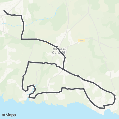 TBK Écoles Clohars (Ex C1 et C3) map