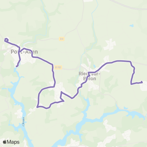 TBK Riec - Collèges Pont-Aven (Ex Pa3) map