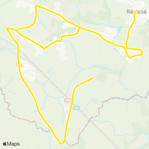 TBK Écoles Rédéné (Ex R1) map