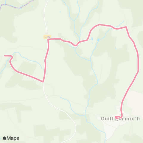 TBK École Guilligomarc'h map