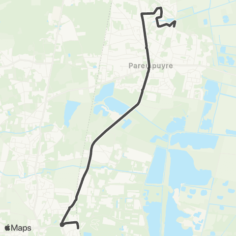 TBM Directe 52 map