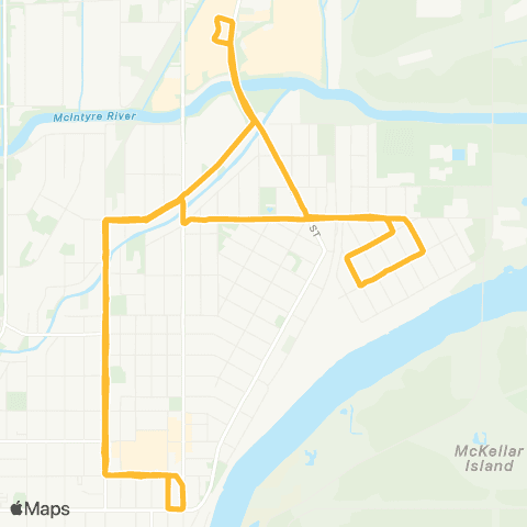 Thunder Bay Transit East End map