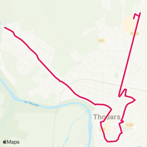 T'Bus Vrines - Les Motels map
