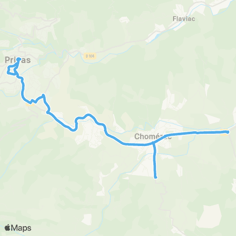 T'Cap Chomérac / Alissas / Privas map