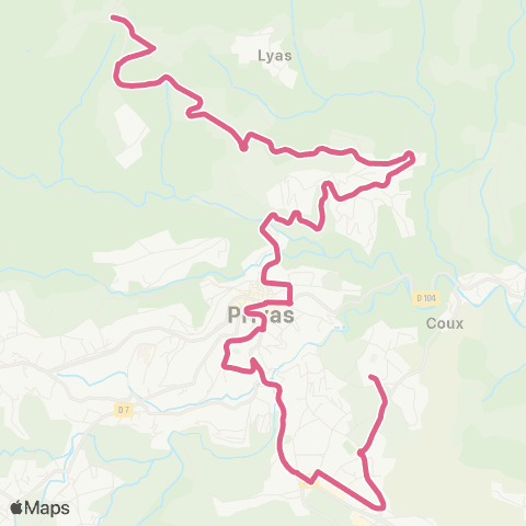 T'Cap Collège Ventadour / Lyas - Moulin à vent map