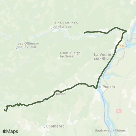 T'Cap Saint-Laurent-du-Pape - Privas map