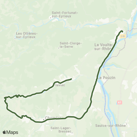 T'Cap Saint-Julien-en-St-Alban - La Voulte map