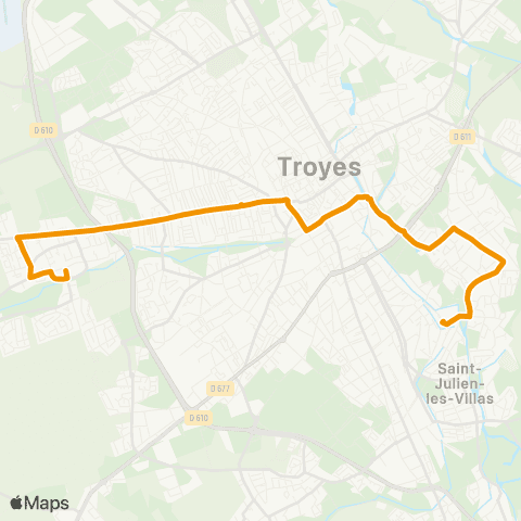 TCAT St Julien Moline - Rdc C.Administratif map