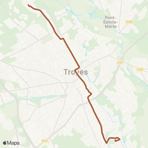 TCAT St Julien Ganne - la Chapelle Boisselier map