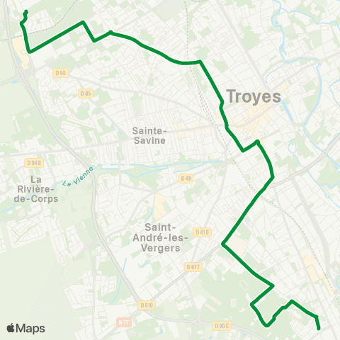 TCAT La Chapelle Prés de Lyon - Chartreux map