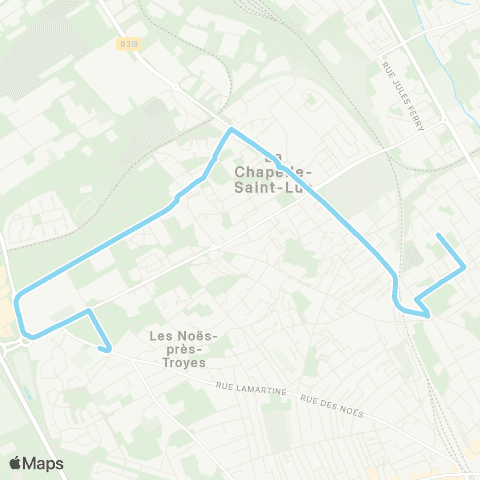 TCAT - Lignes scolaires Chantereigne - Alagiraude map