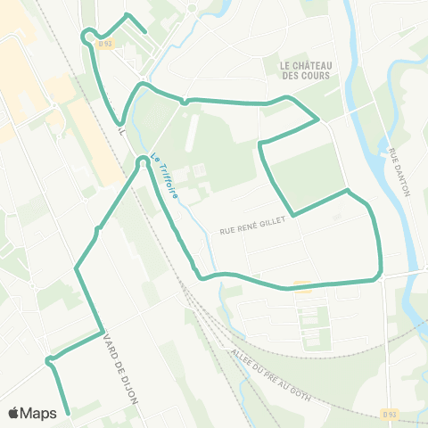 TCAT - Lignes scolaires Lisière - Écoles St Julien map
