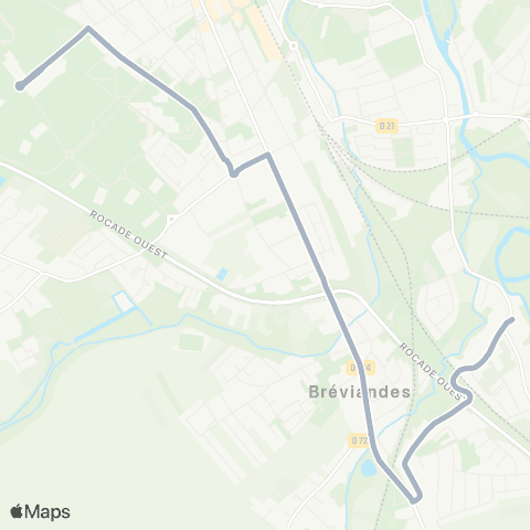 TCAT - Lignes scolaires Villepart - Collège Curie map