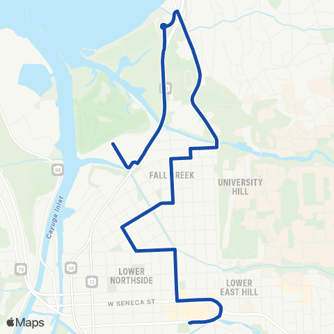 TCAT IHS - Northside - Commons map