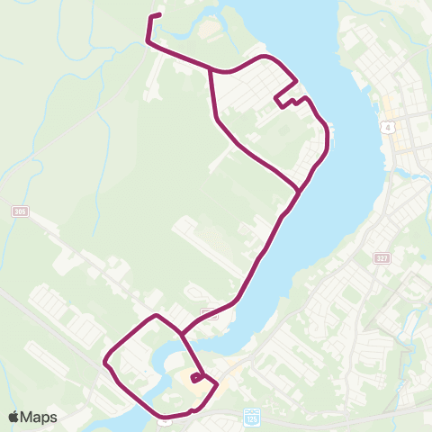 Transit Cape Breton Westmount map
