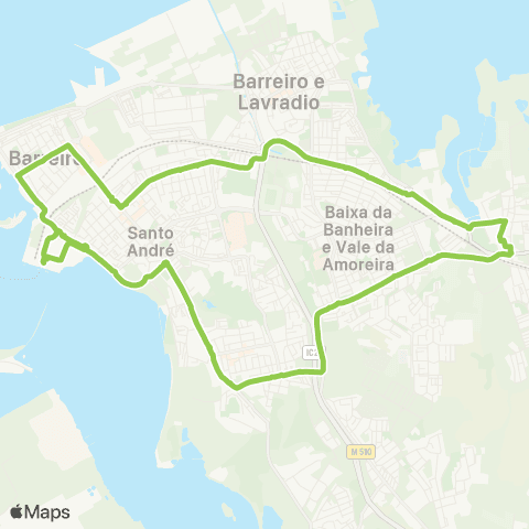 TCB QVBB-Terminal (via Estrada da Amizade) map