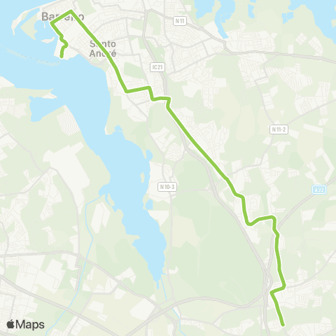 TCB Cidade Sol-Terminal map