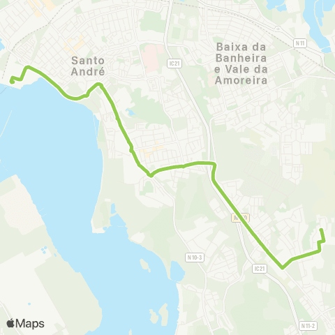 TCB Cidade Sol-Terminal map
