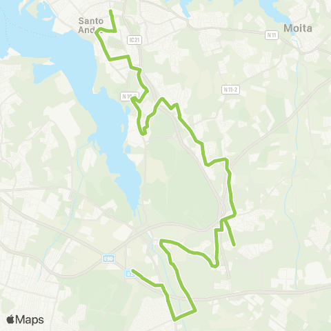 TCB Estação de Coina-Terminal (via Penalva) map