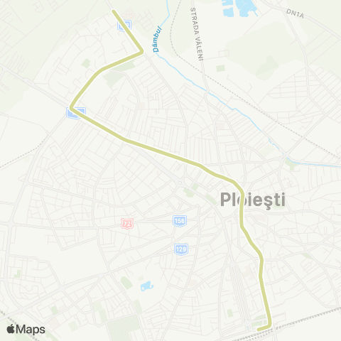 TCE Ploiești Sp. Judetean - Gara Sud PTTR map